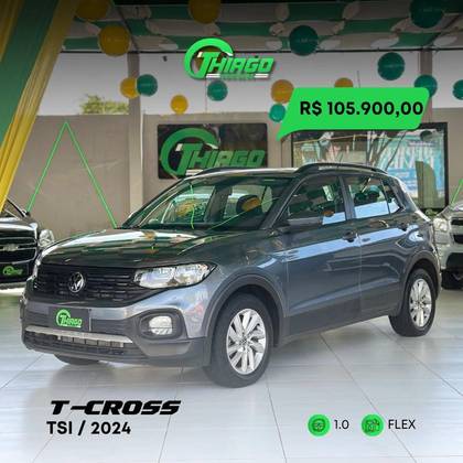 VOLKSWAGEN T-CROSS 1.0 200 TSI TOTAL FLEX AUTOMÁTICO VOLKSWAGEN T-CROSS 1.0 200 TSI TOTAL FLEX AUTOMÁTICO